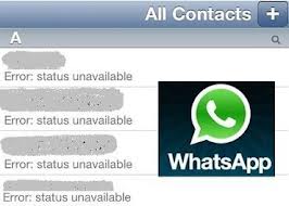 whatsapp error