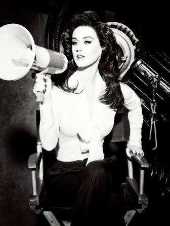 Katy Perry Black And White Photo
