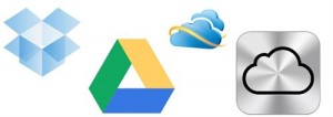 SkyDrive Google Drive iCloud or Dropbox