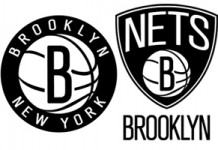 Brooklyn Nets New Black and White Logo Brooklyn Nets New Black and White Logo