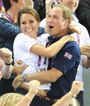Princess Kate Middleton and William Cheers for Olympians