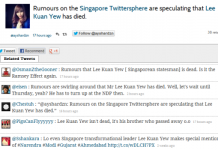 Lee Kuan Yew Passed Away lky died twitter