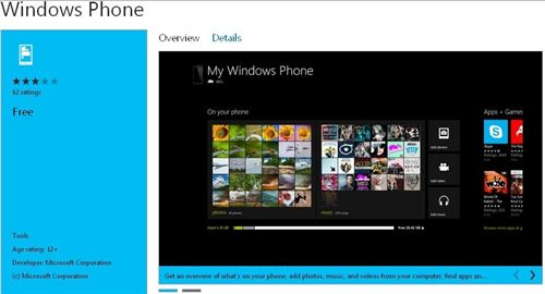 Windows Phone App Sync With Windows 8 is Available