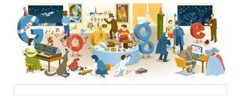 Google Doodle New Year 2013