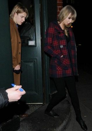 Taylor Swift with Tom Odell singer