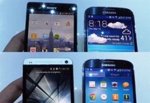 Galaxy S4 Faces Toughest Rivals: Xperia Z, HTC One and iPhone 5 Galaxy S4 HTC iPhone5