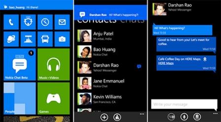 Nokia Lumia Chat Application Launched