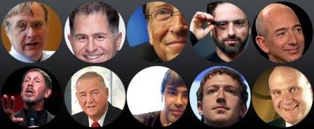 World’s Richest People:10 Largest Technology Fortunes