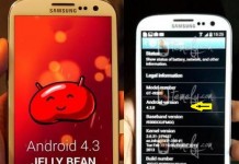 Galaxy SIII is spotted with Android 4.3 Jelly Bean Galaxy SIII 4.3 Jelly Bean