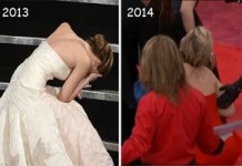 Oscars 2014 Jennifer Lawrence Falls Again Oscars 2014 Jennifer Lawrence Falls Again