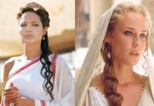 The Most Famous Greek Beauties Angelina Jolie and Diane Kruger